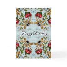Floral Kaleidoscope - Birthday Card