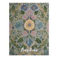 Floral Kaleidoscope Personalized