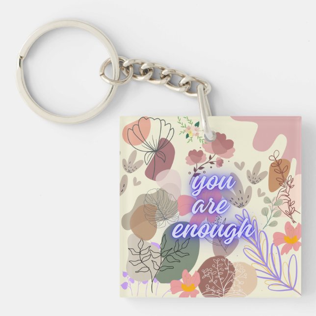 Floral Kechains Keychain (Front)