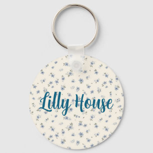 floral keychain 