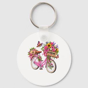 Floral Keychain 'Optimism' – Vintage Pink Bicycle