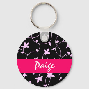 Floral Keychain - Personalize it!