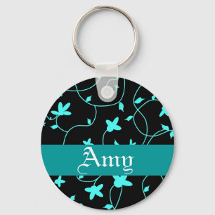 Floral Keychain - Personalize it!