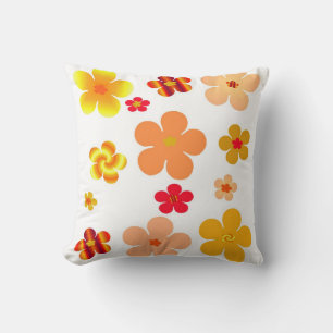 Floral khoncepts in Gold American MoJo Pillow