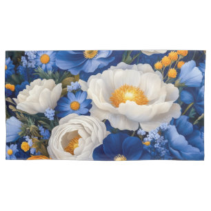 Floral King Pair Pillowcases