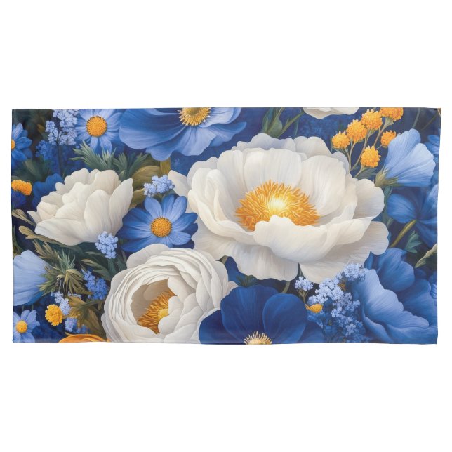 Floral King Single Pillowcase (Front)