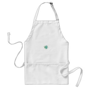Floral Kitchen Apron   Elegant Baking Style