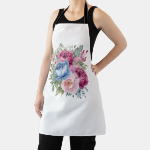 Floral Kitchen Apron for her
