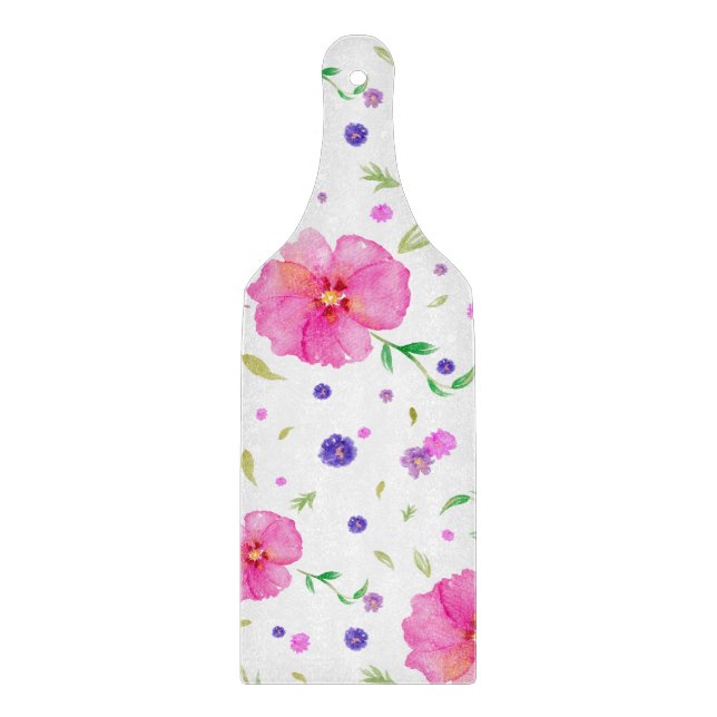 Floral Kitchen Board – Wedding Gift for Her (Front)