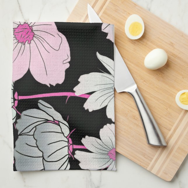 Floral Kitchen Towel (Quarter Fold)