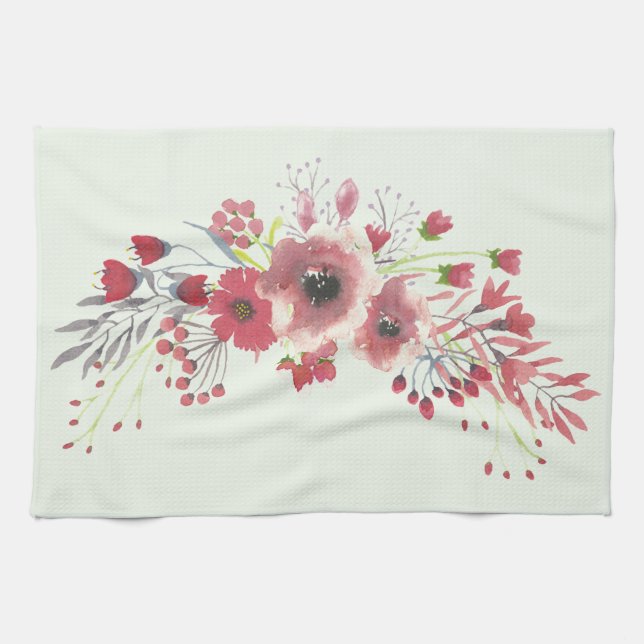 Floral Kitchen Towel (Horizontal)