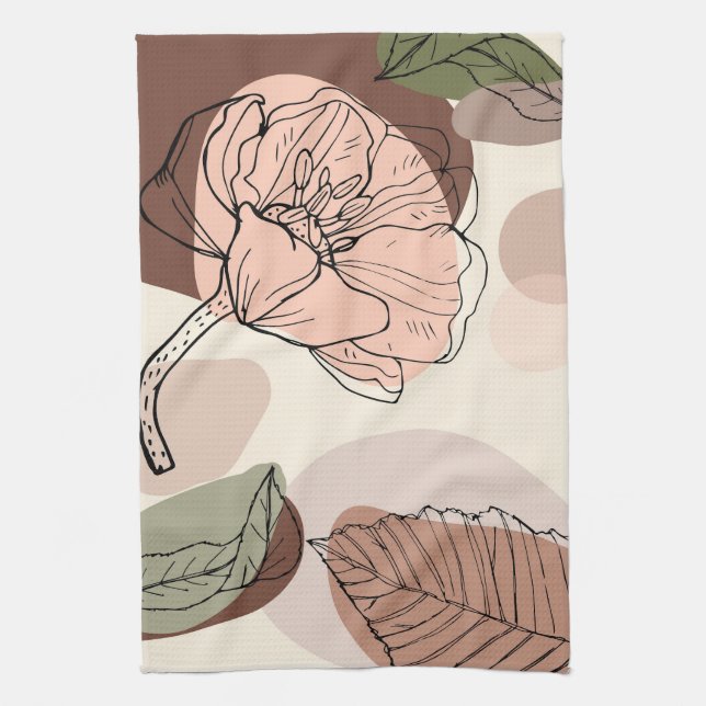 Floral  kitchen towel (Vertical)