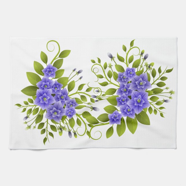 Floral Kitchen Towel (Horizontal)
