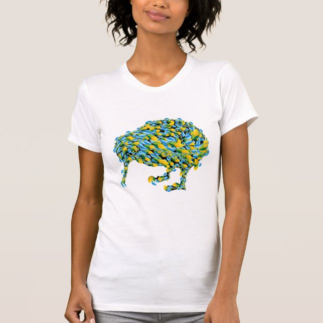 Floral Kiwi T-Shirt (Front)