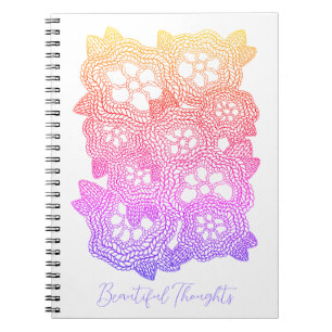 FLORAL KNIT 6.5x8.75 Notebook + Text