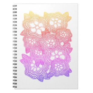 FLORAL KNIT 6.5x8.75 Spiral Notebook
