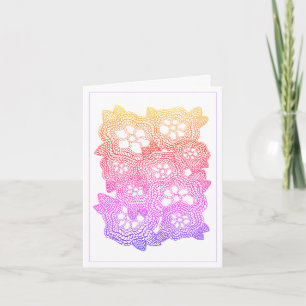 FLORAL KNIT Note Card