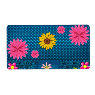Floral Labels Flower