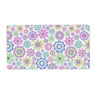 Floral Labels Sunflower