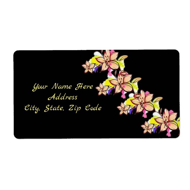 Floral Labels Vintage (Front)