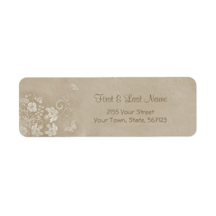 Floral Lace Butterfly Wedding