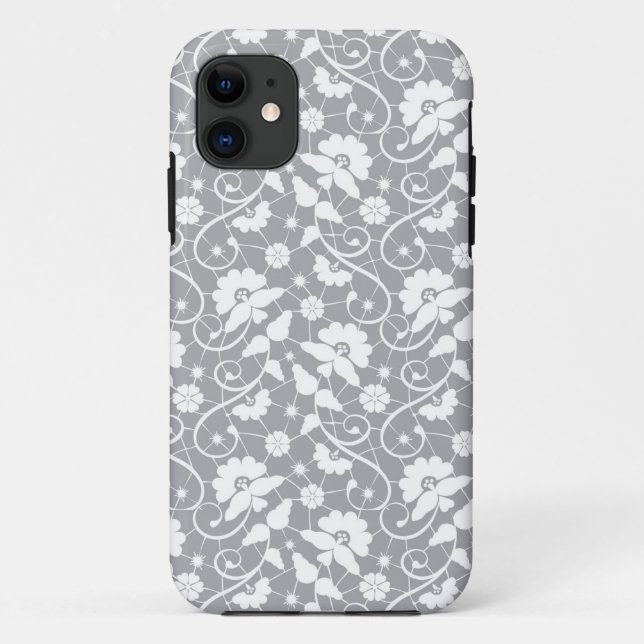 Floral Lace Pattern Case-Mate iPhone Case (Back)