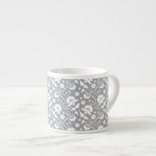 Floral Lace Pattern Espresso Cup