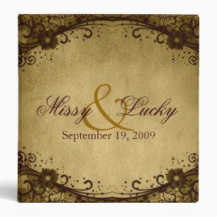 Floral Lace Wedding/Anniversary Planner Binder