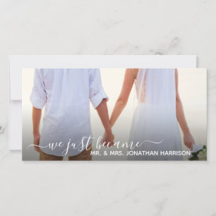 Floral Lanterns Mr Mrs Photo Just Married Website Announcement