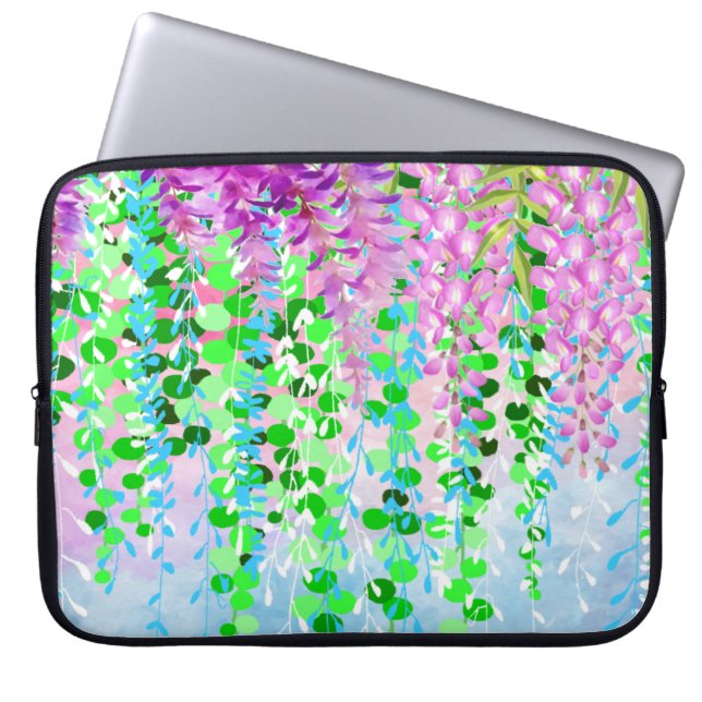 Floral Laptop Sleeve (Front)