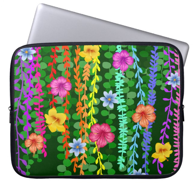 Floral Laptop Sleeve (Front)