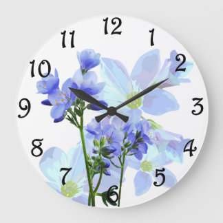 Floral Large Clock