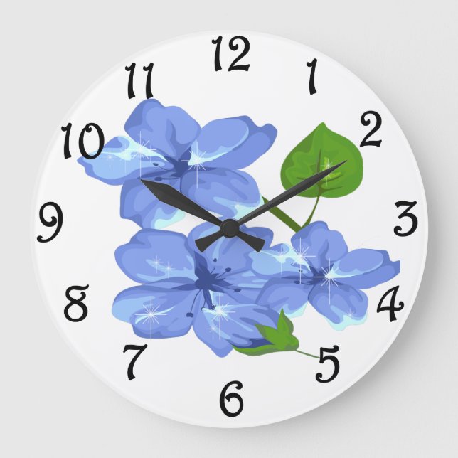 Floral Large Clock (Front)