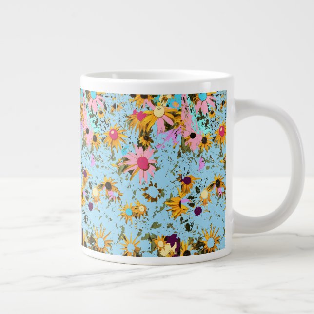 floral large coffee mug (Right)