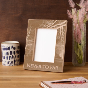 Floral Laser Etched Personalized Photo Display Frames