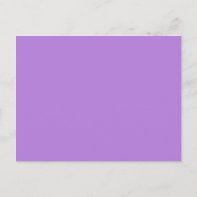 Floral Lavender Postcard (Front)