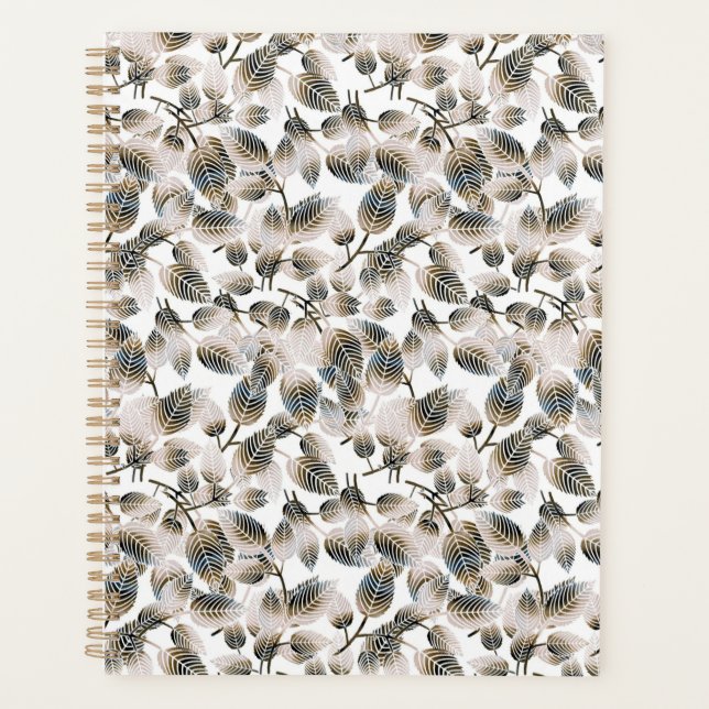 Floral Leaf Planner (Front)
