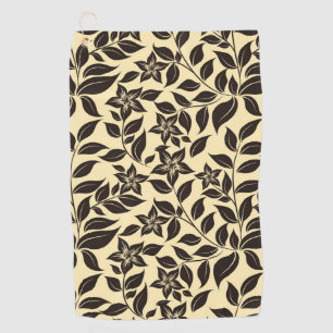 Floral Leaves Pattern-23756 Golf Towel