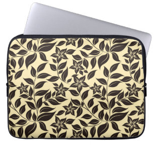Floral Leaves Pattern-23756 Laptop Sleeve