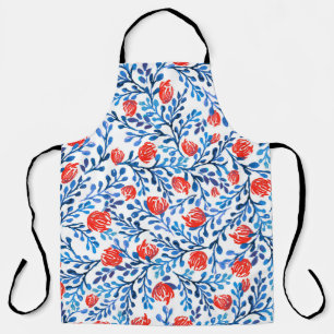 Floral Leaves: Seamless Nature Pattern Apron