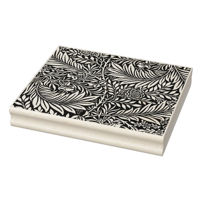 Floral Leaves -  William  Morris Rubber Stamp (Stamp)