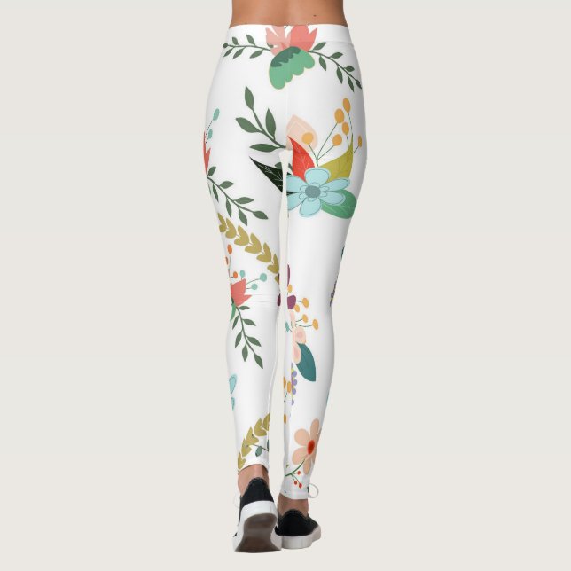 Floral Leggings (Back)