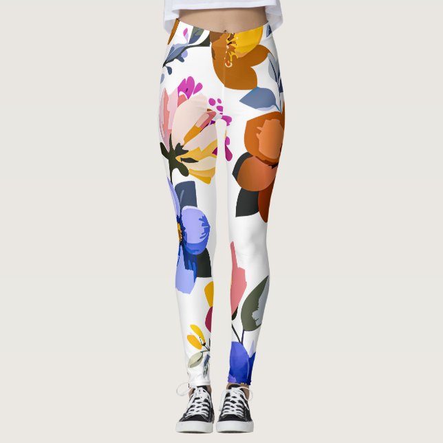 Floral leggings (Front)