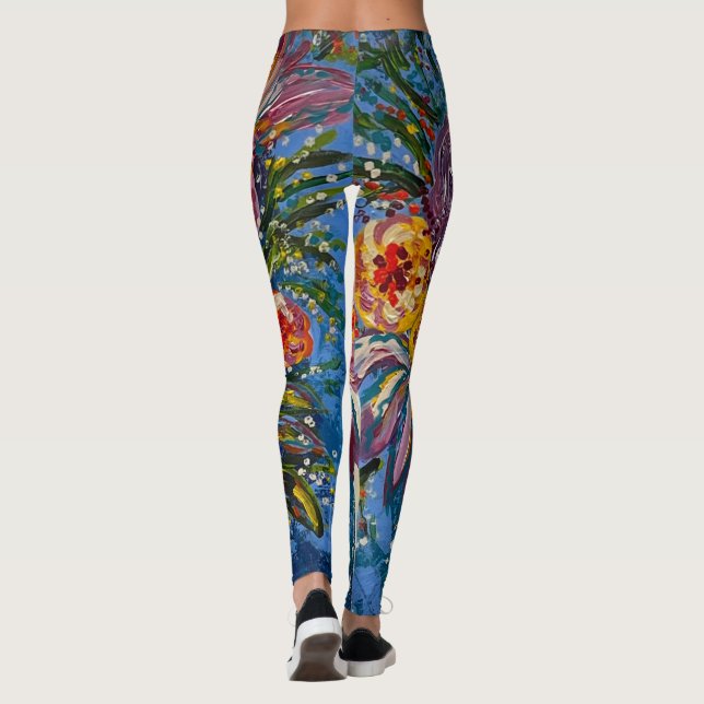 Floral  leggings (Back)