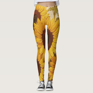 Floral leggings for women