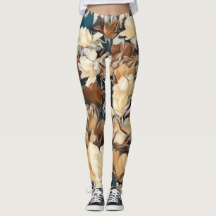 Floral Leggings with Fairy Effect