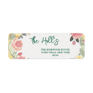 Floral Lemon Summer Wedding