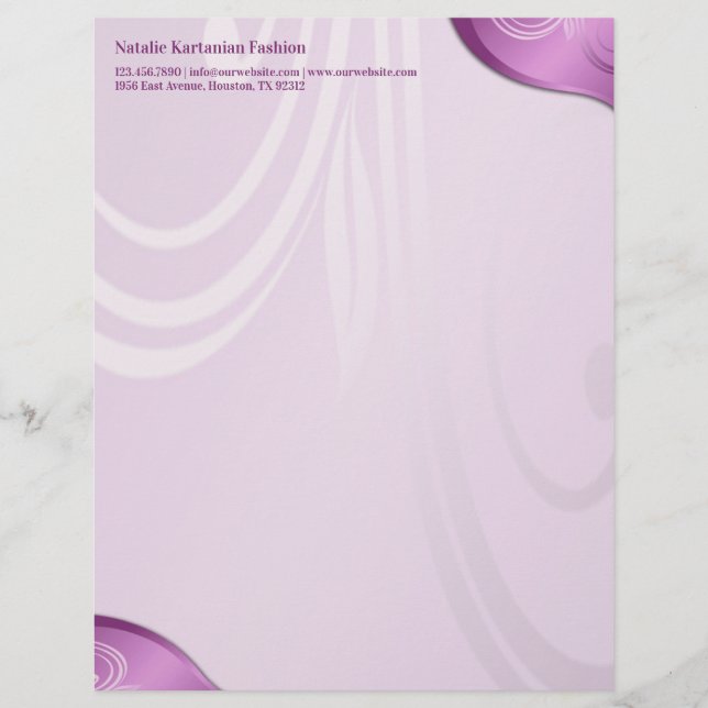 Floral Letterhead (Front)
