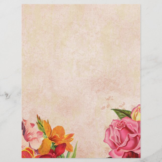 Floral Letterhead (Front)