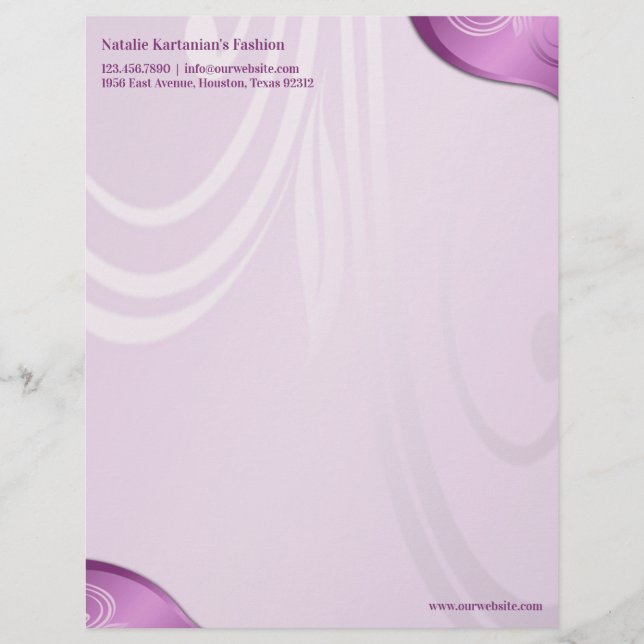 Floral Letterhead (Front)